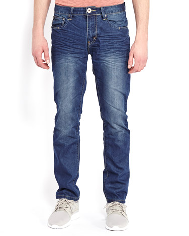 Centered Straight Fit Jean With Belt